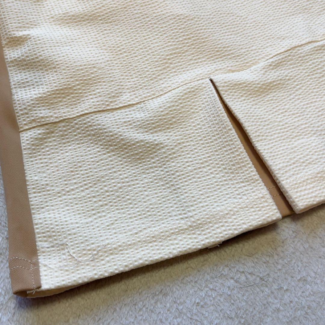 美品　近年　8YARDS ハチヤーズ　モックネック　ワンピース シアサッカー