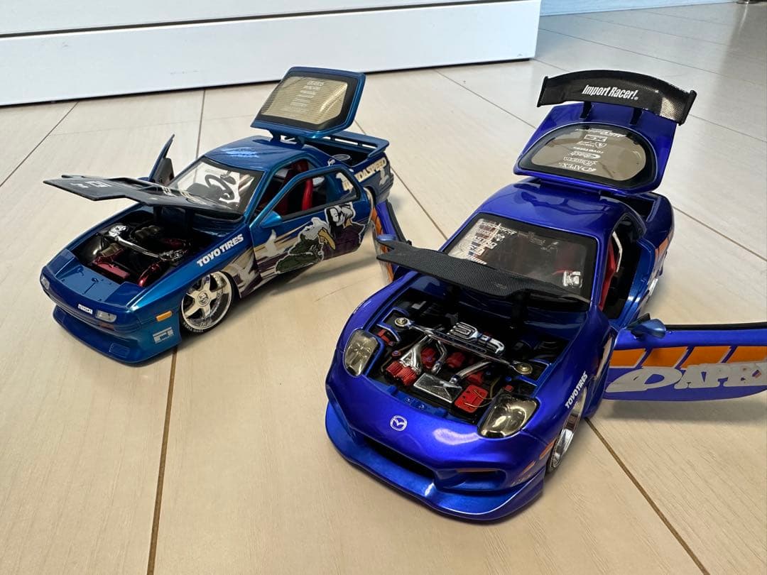 MAZDASPEED RX-7 FC3S FD 2台セット　1/24