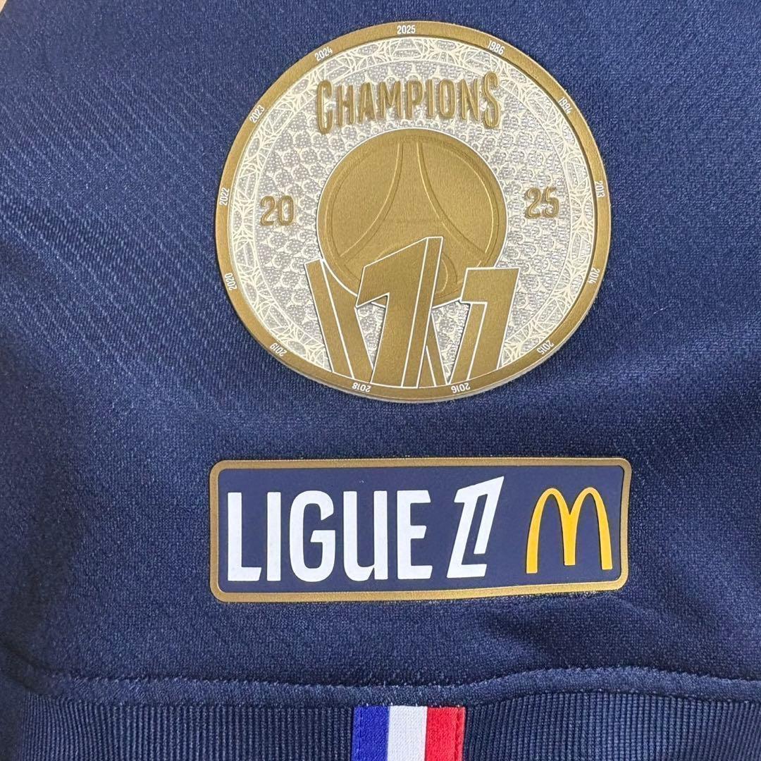 PSG　パリサンジェルマン公式ストア購入　リーグアン仕様パッチ背番号入　デンベレ