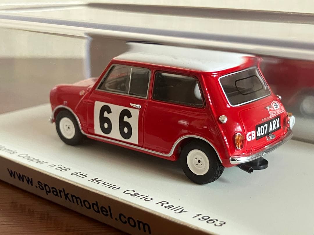 スパーク 1/43 モーリス クーパー #66 モンテカルロラリー 1963
