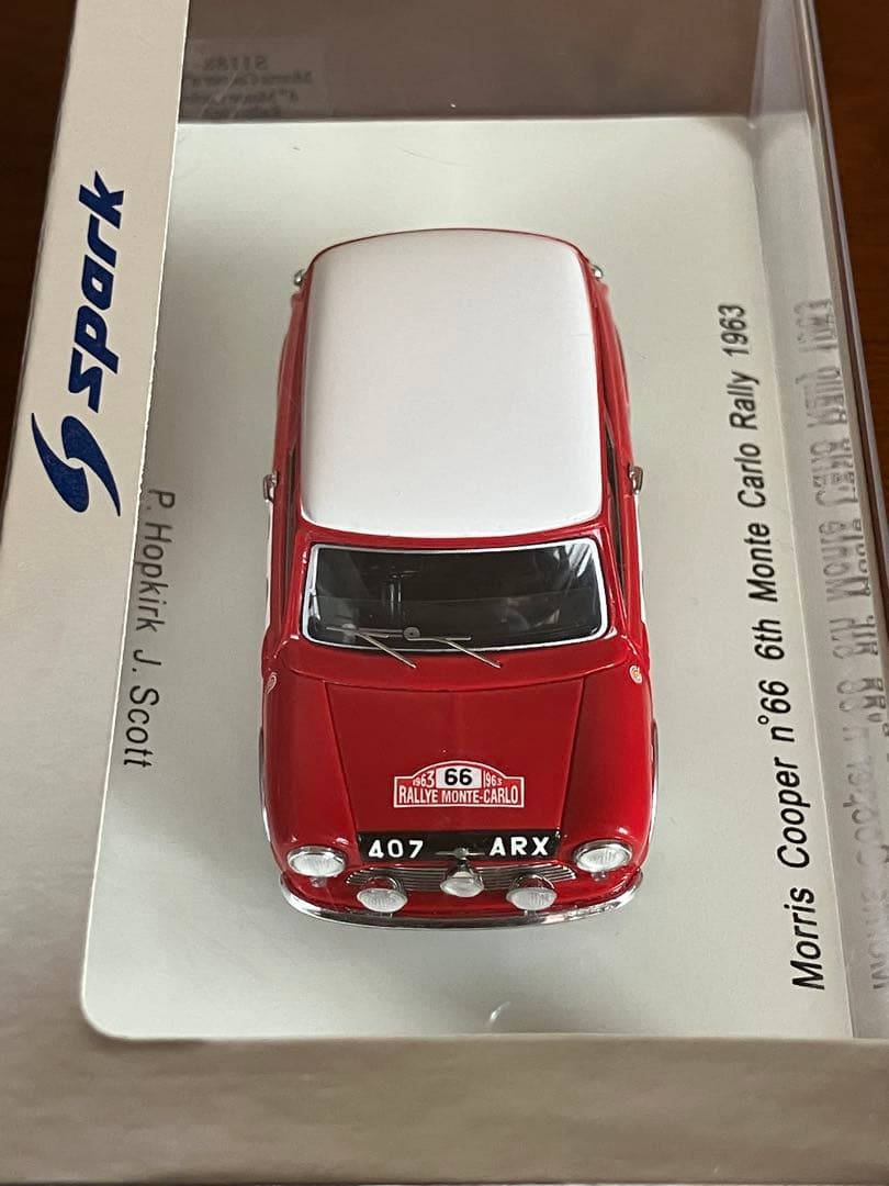 スパーク 1/43 モーリス クーパー #66 モンテカルロラリー 1963