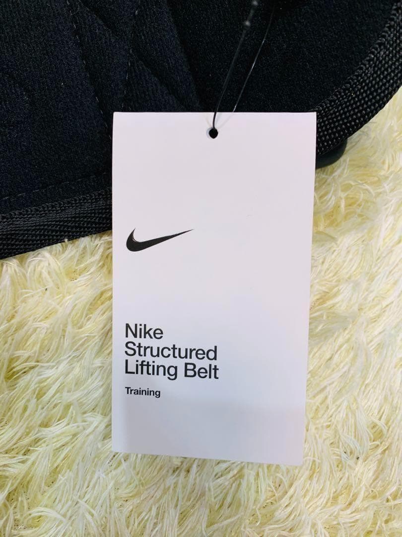 L　ナイキNIKEトレーニングベルト　筋トレ　ウエイト　ゴールドジム 　腰痛防止