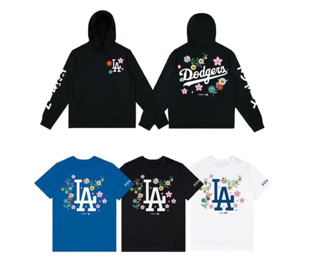 限定完売品 ドジャース 村上隆 特別コラボ Tシャツ サイズM ブラック