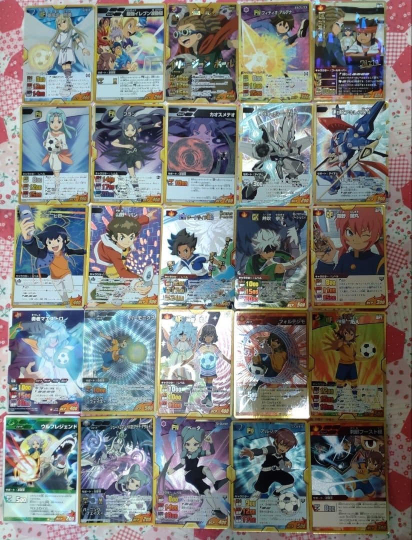 イナズマイレブン、イナズマイレブンGOトレーディングカードまとめ売り TCG