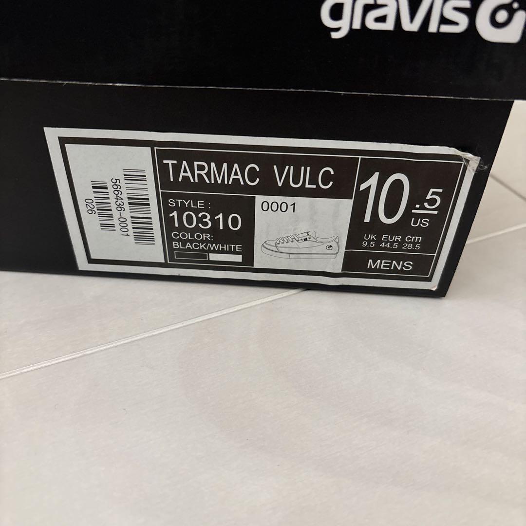 gravis TARMAC VULC 10.5 US ブラック/ホワイト
