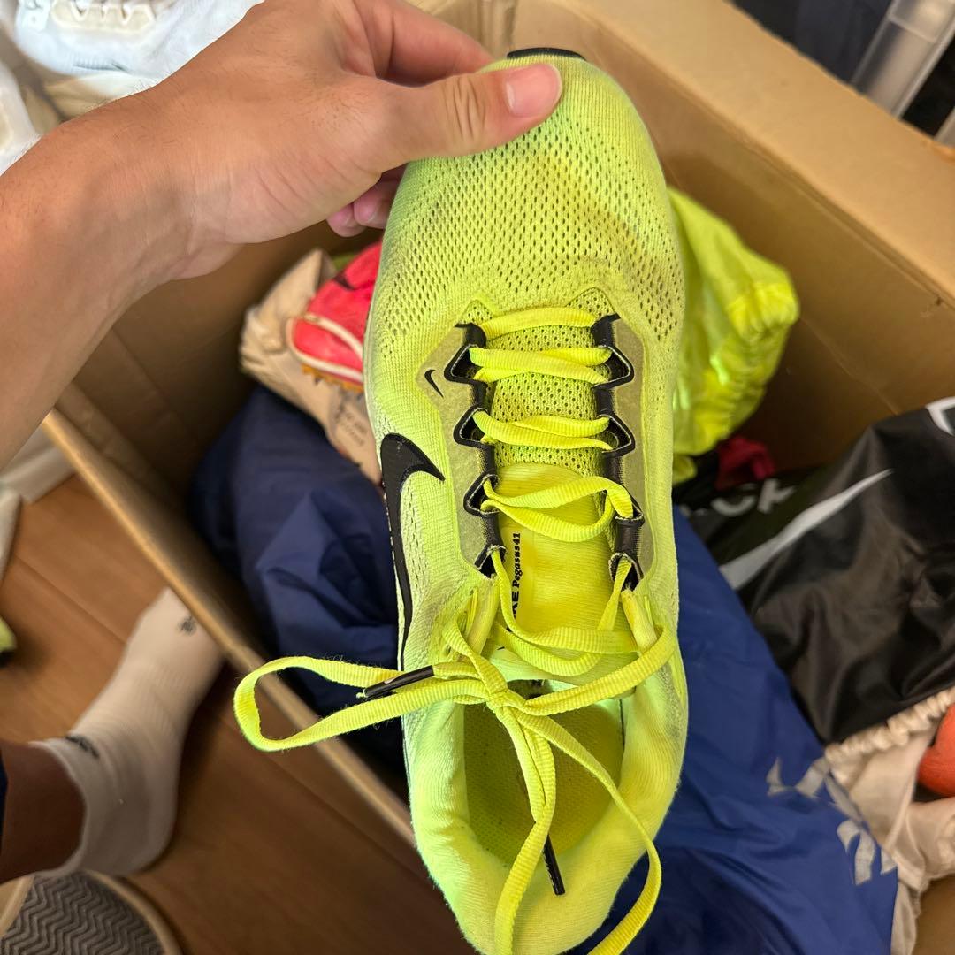 Nike Zoom スパイクシューズ イエロー