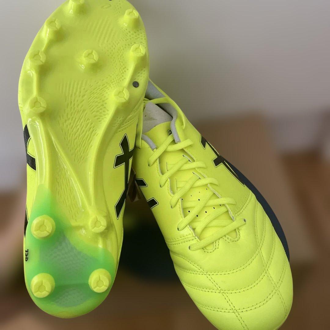 asics DS LIGHT 蛍光イエロー サッカースパイク27cm #2076