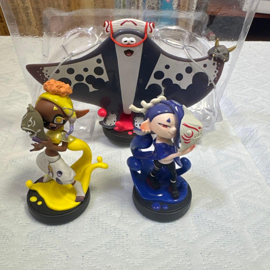 スプラトゥーン amiibo すりみ連合 フウカ/ウツホ/マンタロー