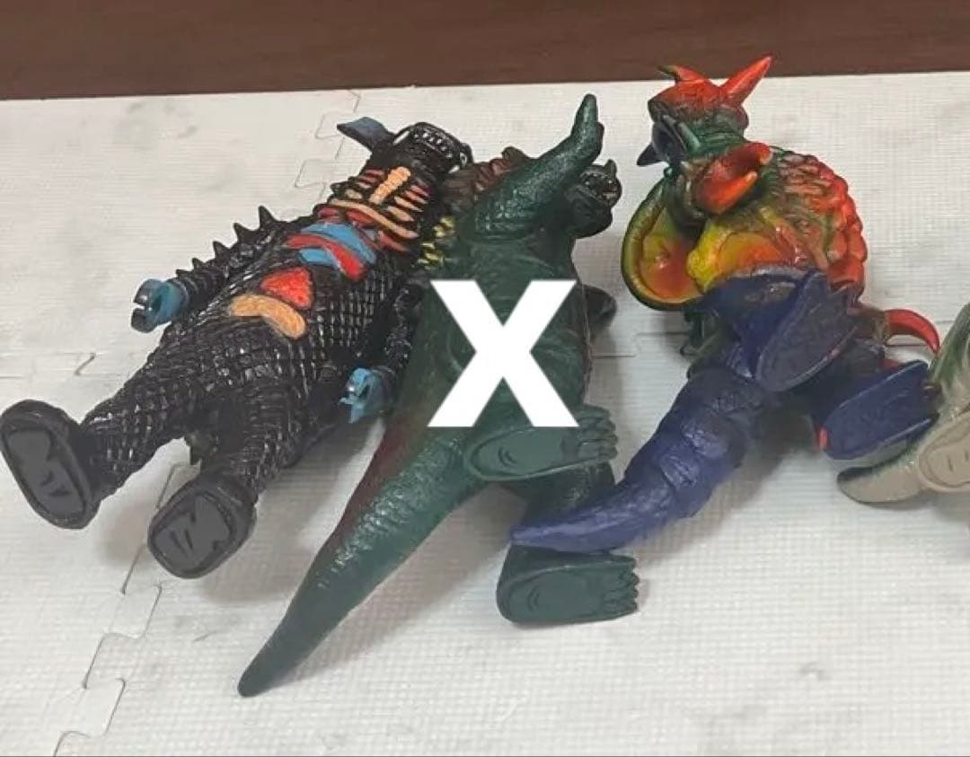 ポピー怪獣足製5体ソフビ