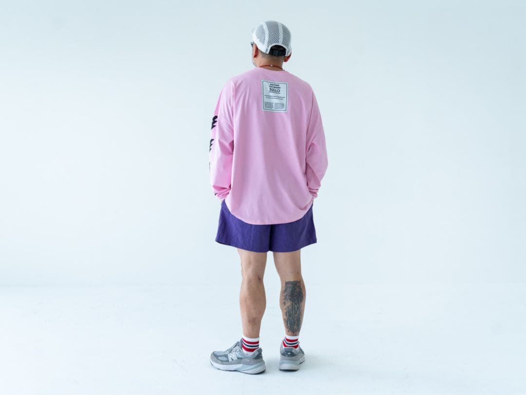 SULLO スージョOSFA LS TEE+SKIP SHORTSのセット