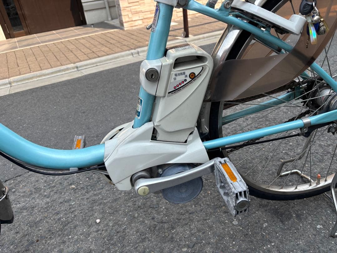 Panasonic水色 電動アシスト自転車 シティタイプ