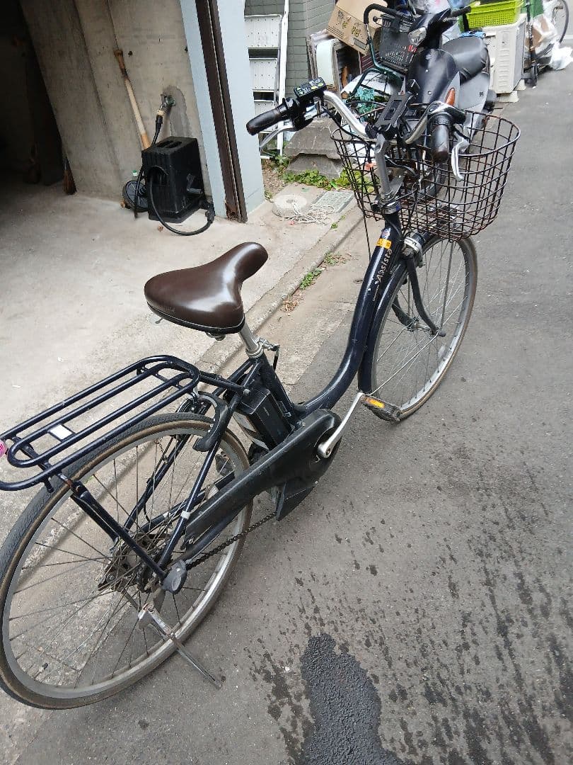 「ブリジストン」アシスタ電動アシスト自転車 シティタイプ 前カゴ付き