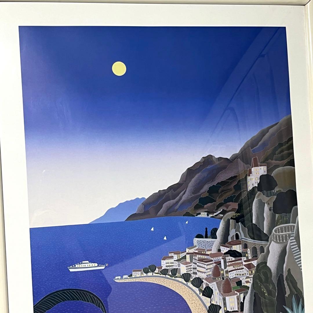 トーマスマックナイト RIVIERA COAST アート ポスター 風景画