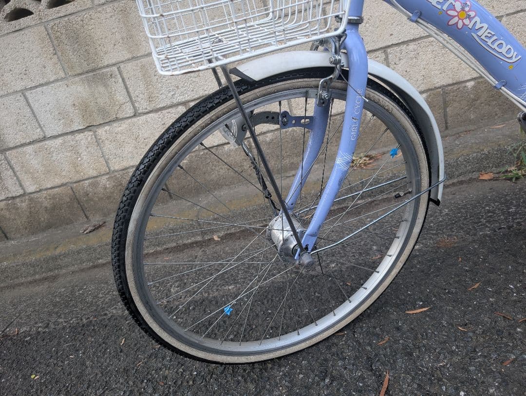 降りたたみ自転車 24インチ 前カゴ付き