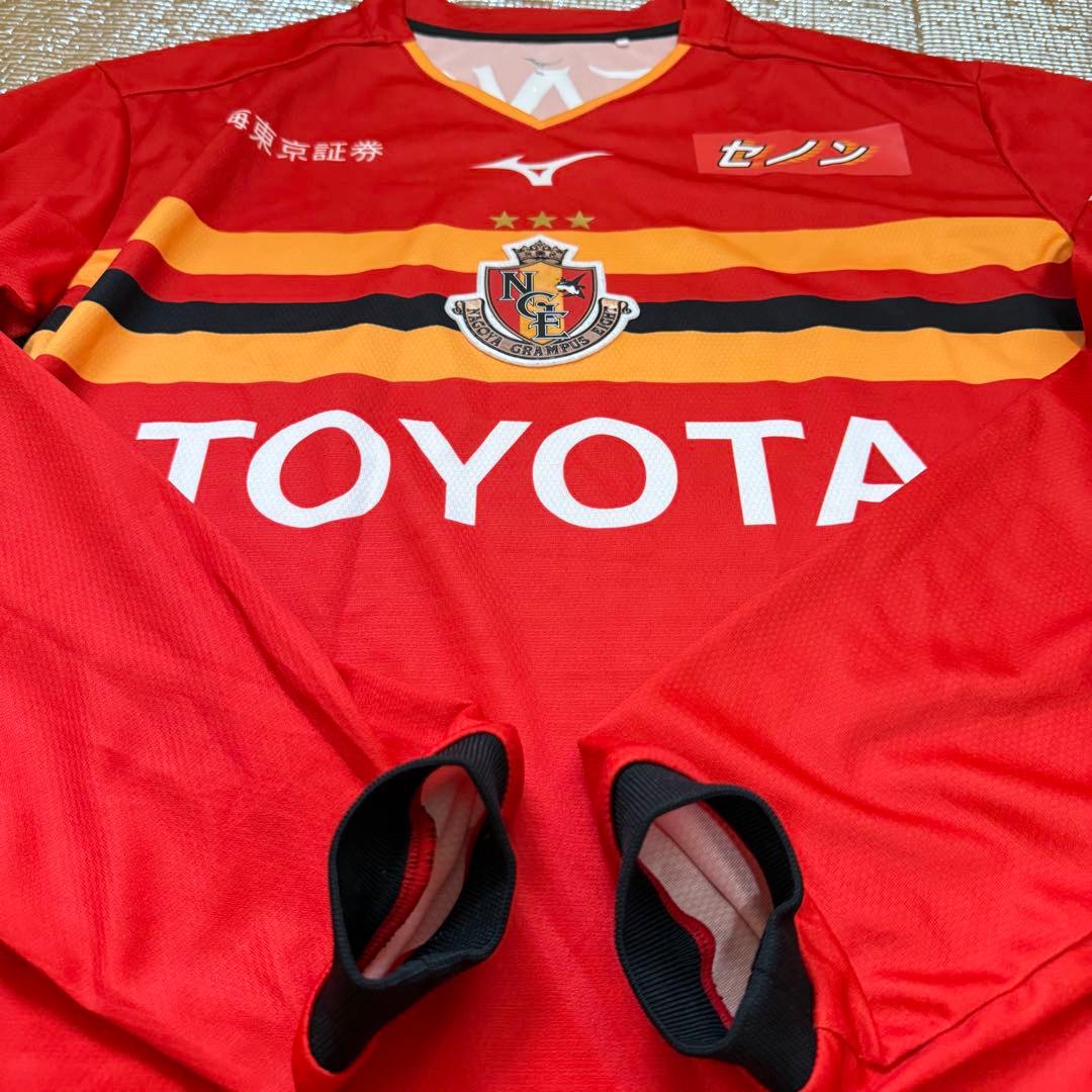 【美品/XL】名古屋グランパス 2019年ホームユニフォーム 長袖 赤