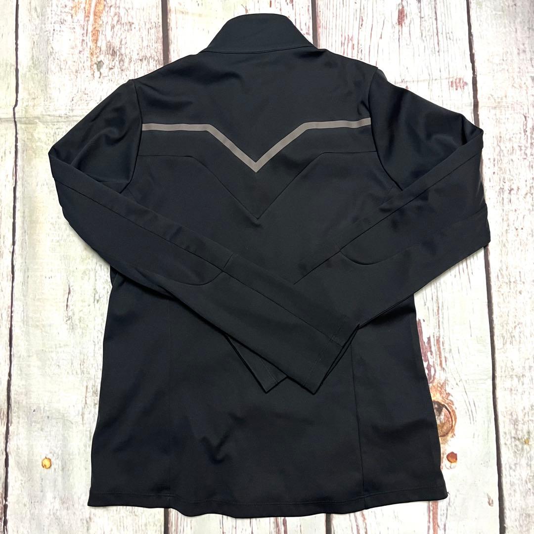 【美品】DESCENTE GOLF レディース Mサイズ 黒 ストレッチ素材