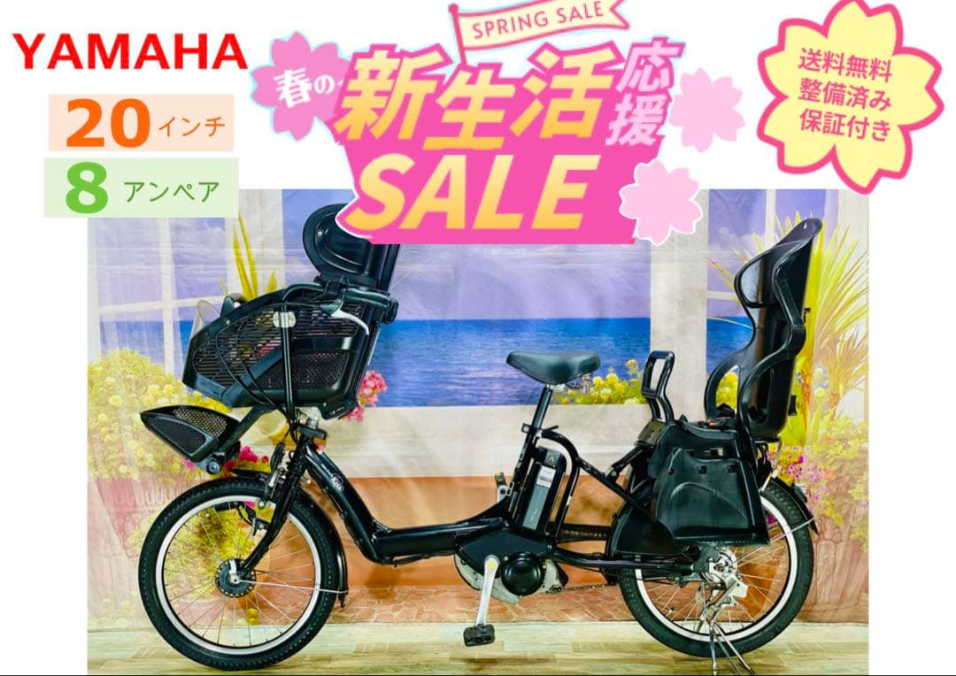 ヤマハパスキス⭐️人気モデル！子供乗せ電動アシスト自転車Y3009
