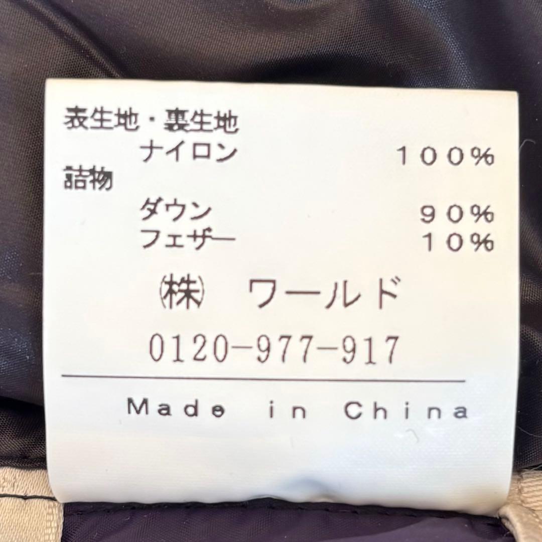 美品　アダバット　ゴルフ　ダウン　半袖　ベスト　ゴルフウェア　ロゴ　軽量　M