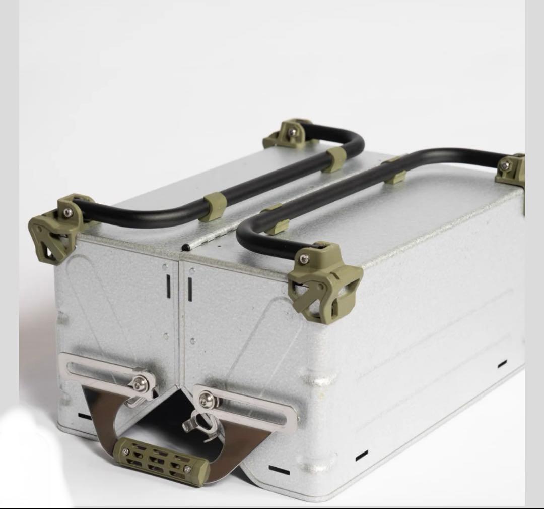 新品‼️シェルコンレッグ 50L ハンドル付き　グリーン２個セット（計４本）