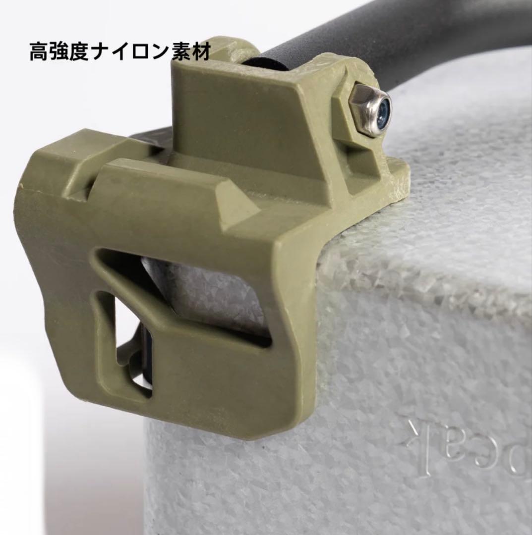 新品‼️シェルコンレッグ 50L ハンドル付き　グリーン２個セット（計４本）