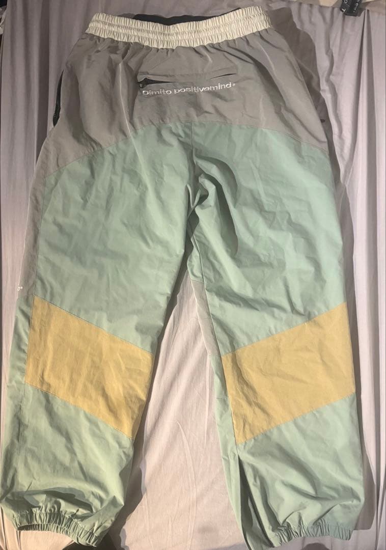 【新品】Dimito スノーボードパンツ　グリーン/グレー　Lサイズ
