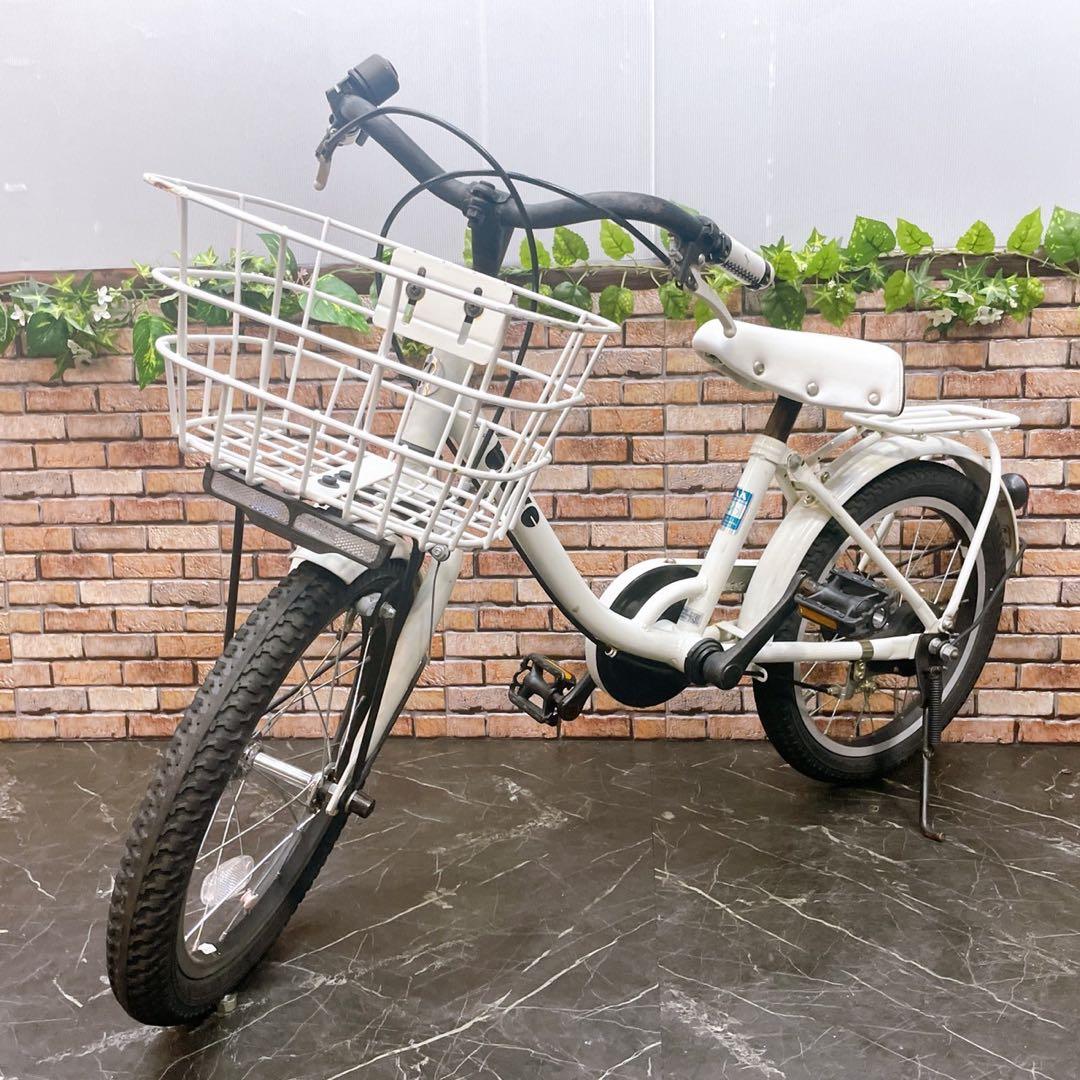 【16】子供用自転車子供車 ブリヂストン bikke ビッケ ホワイト