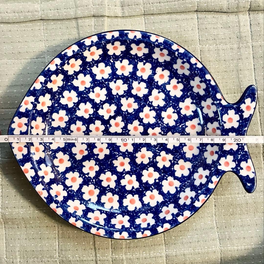 ツェラミカ フィッシュプレート ポーリッシュポタリー 新品♪