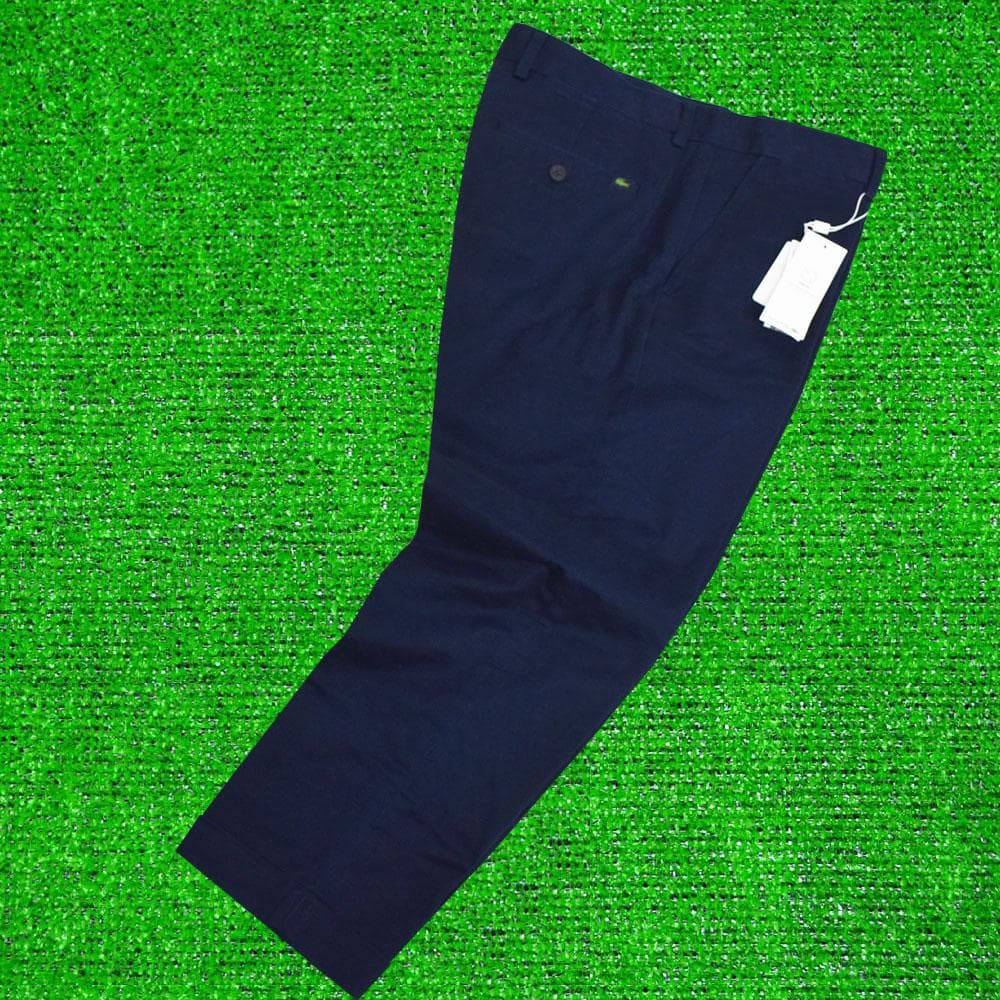 LACOSTE ラコステ SLIM FIT アンクルパンツ【ネイビー/Ｌ】新品！