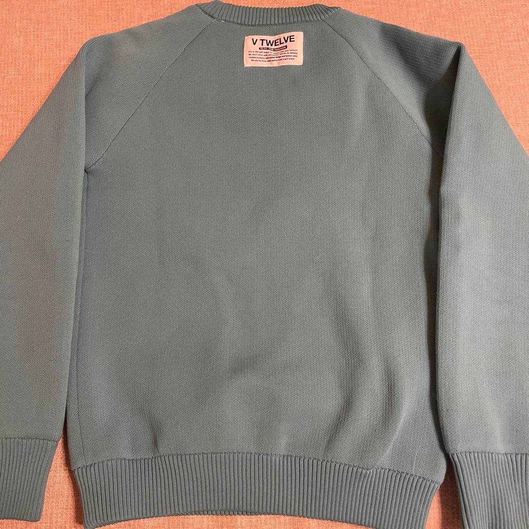 【美品】V12（V TWELVE）ゴルフ セーター 水色