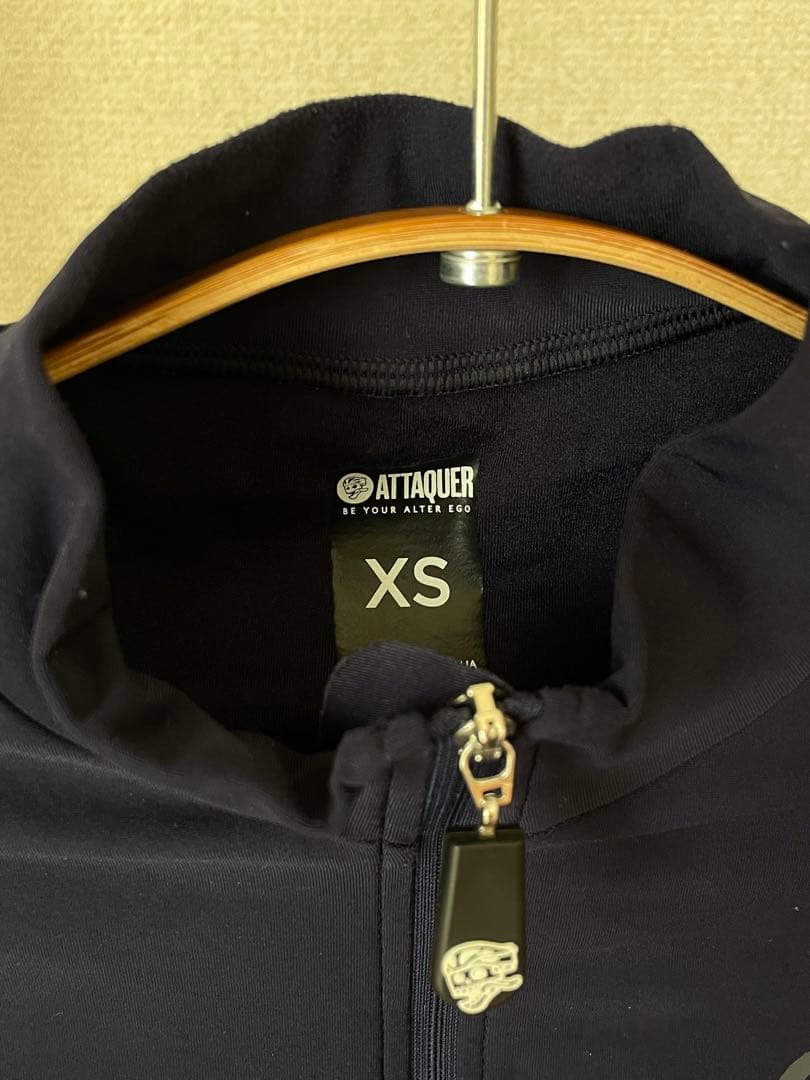 【美品】ATTAQUER ネイビー ロングスリーブジャージ XS