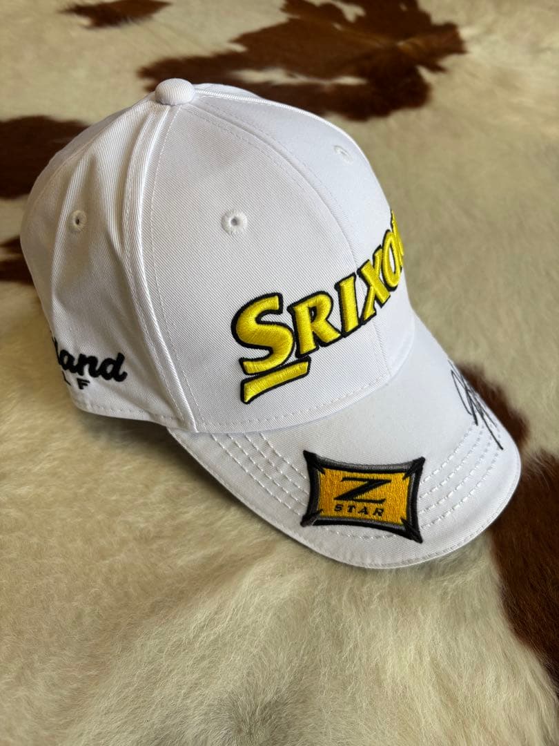 新品未使用 非売品 SRIXONゴルフキャップ 松山英樹モデル サイン入り