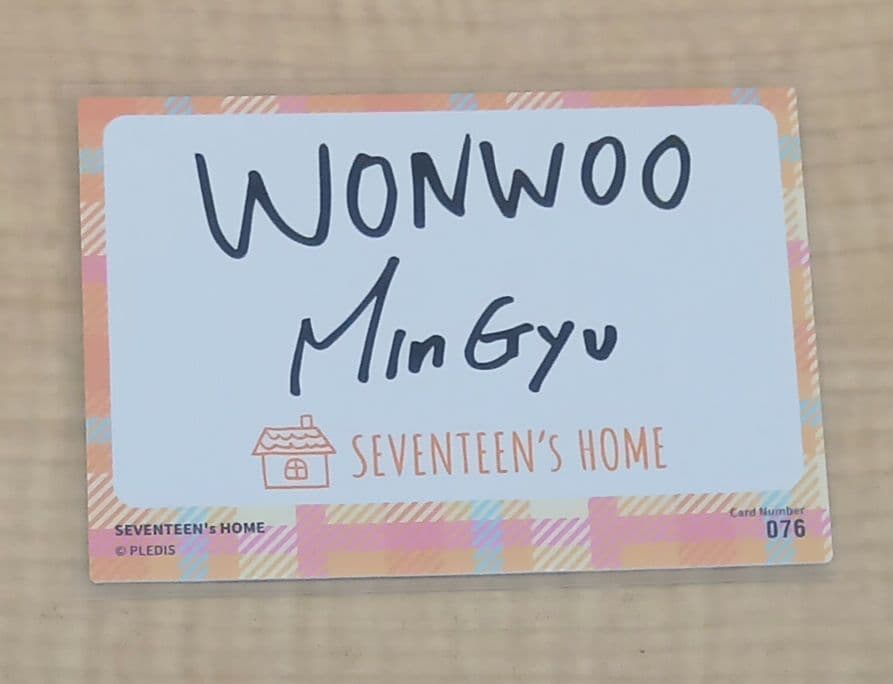 ❶ SEVENTEEN  2021 ウォヌ ミンギュ ペア トレカ