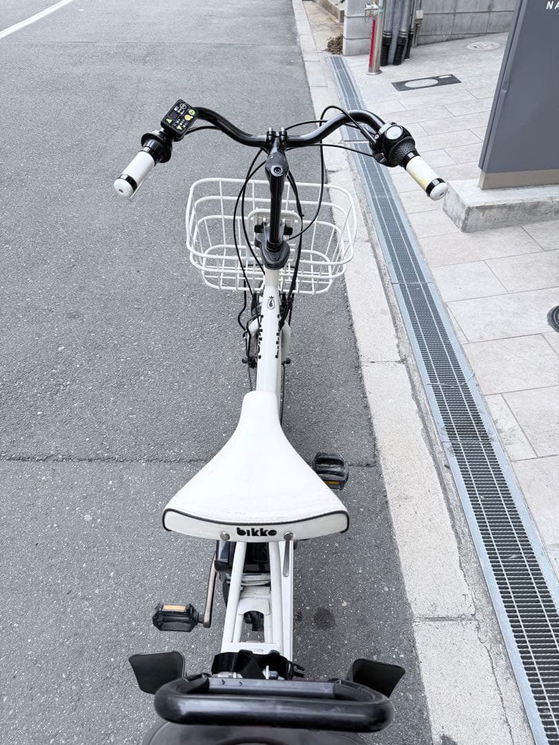 大阪府　子供乗せ　ブリヂストン　電動アシスト自転車 チャイルドシート付き