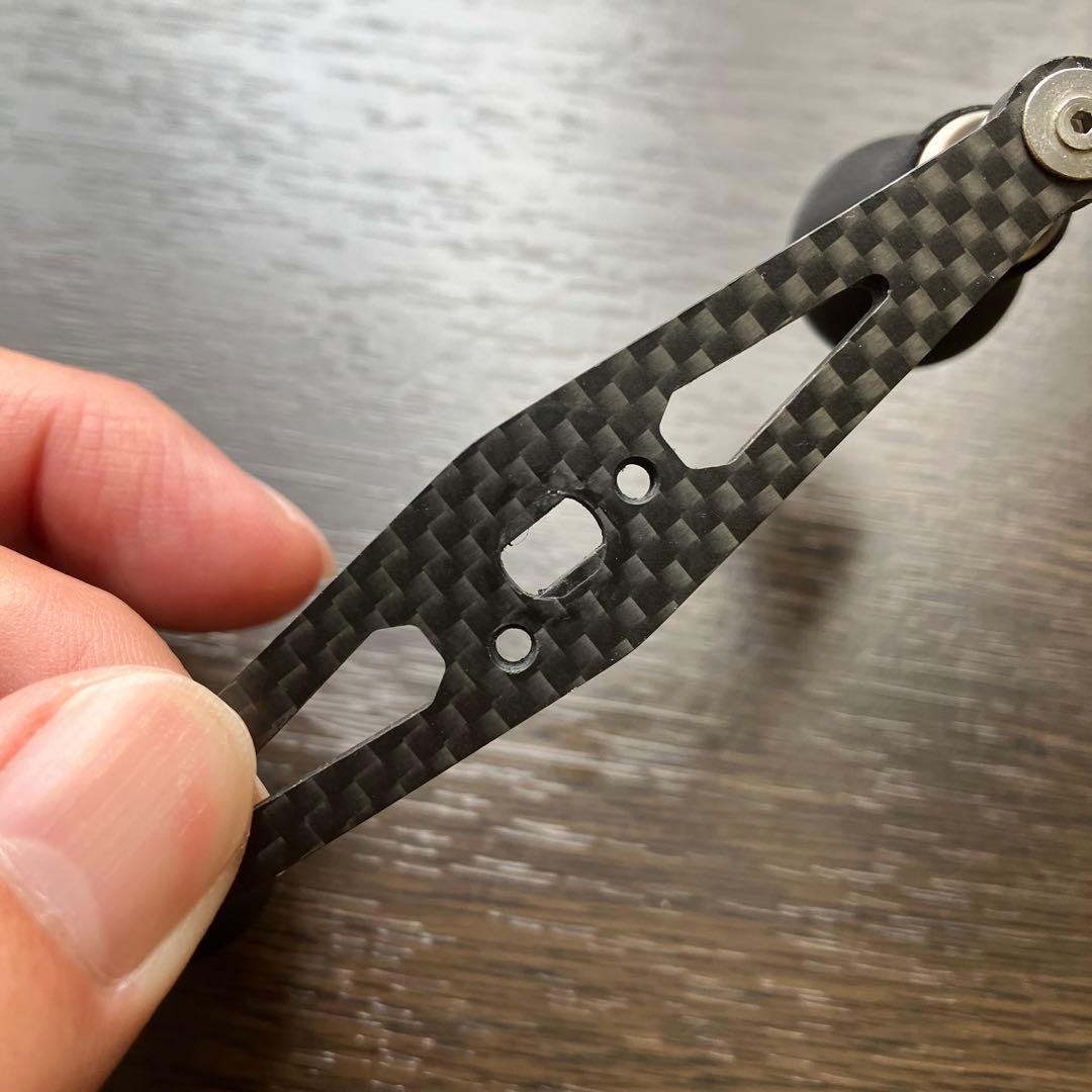 廃盤　ZPI SSRC 90mm スリムノブ シマノ用 7×4 ベイトハンドル