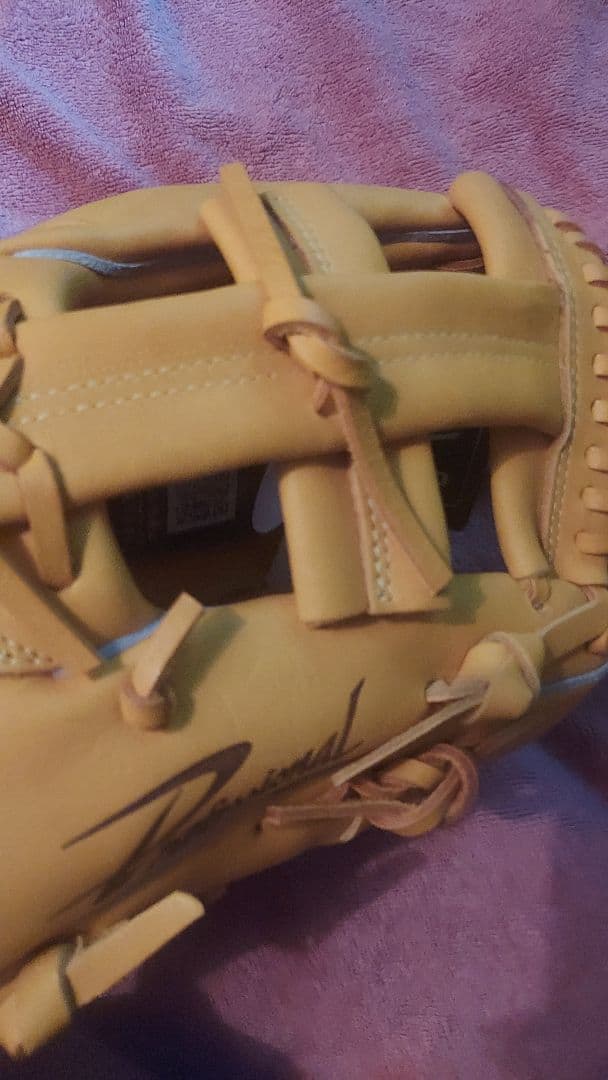 Mizuno ARAKI MODEL 軟式内野用　グローブ イエロー　大人用