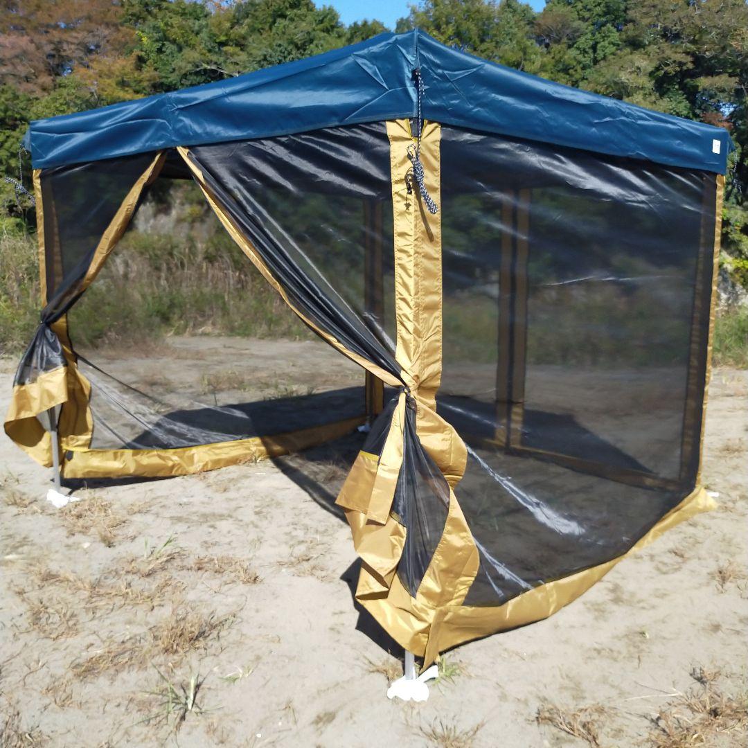 【美品】組立らくらくスクリーンタープ 240cm