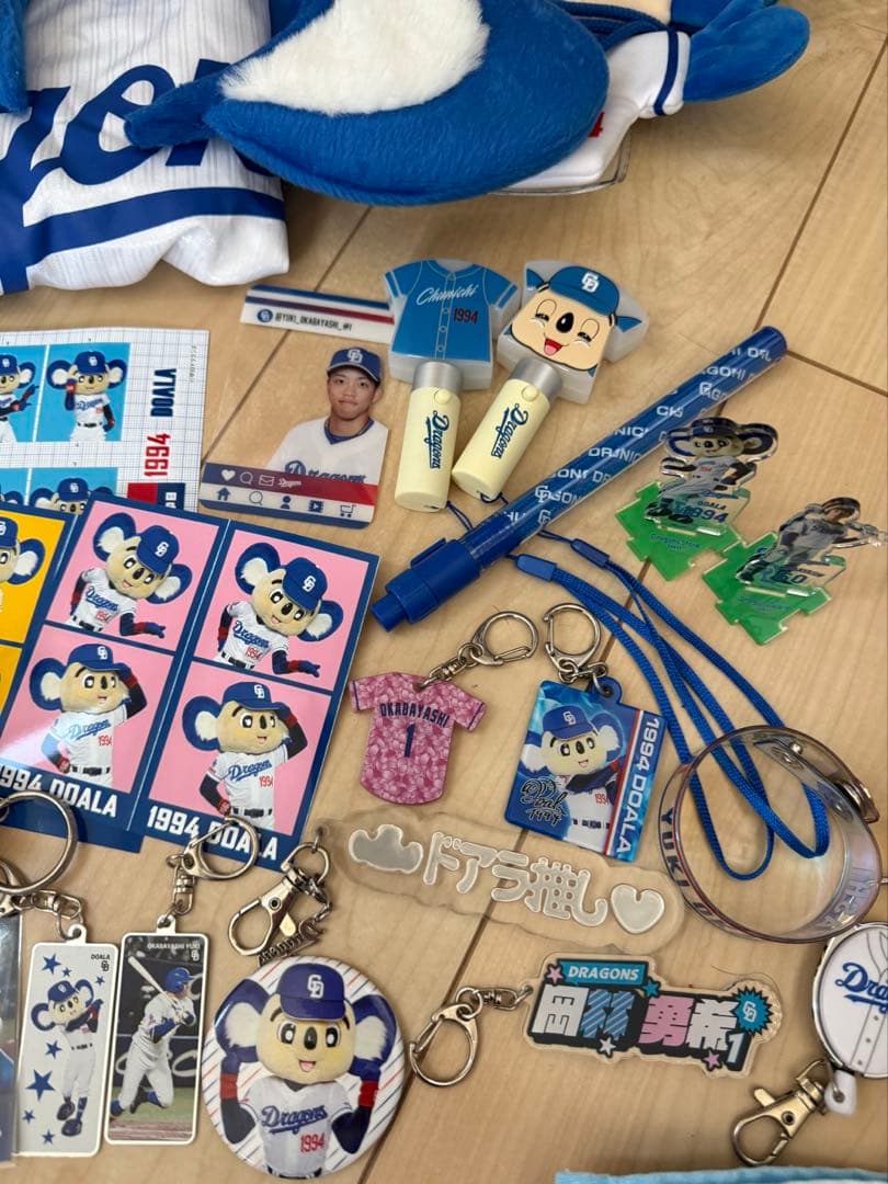 中日ドラゴンズ 応援グッズ タオル ユニフォーム ガチャガチャ まとめ売り