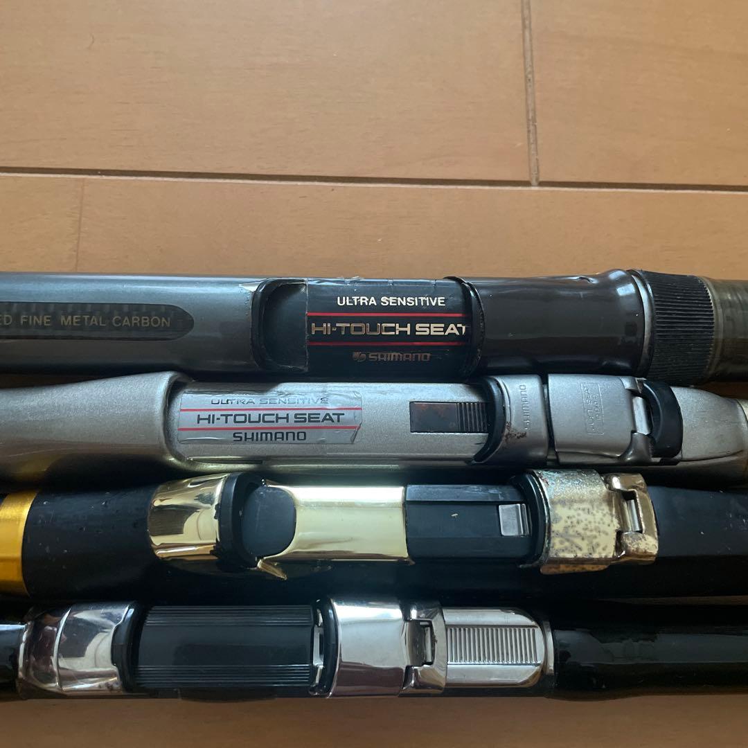 磯竿 4本セット カーボン製　シマノ　その他 SHIMANO
