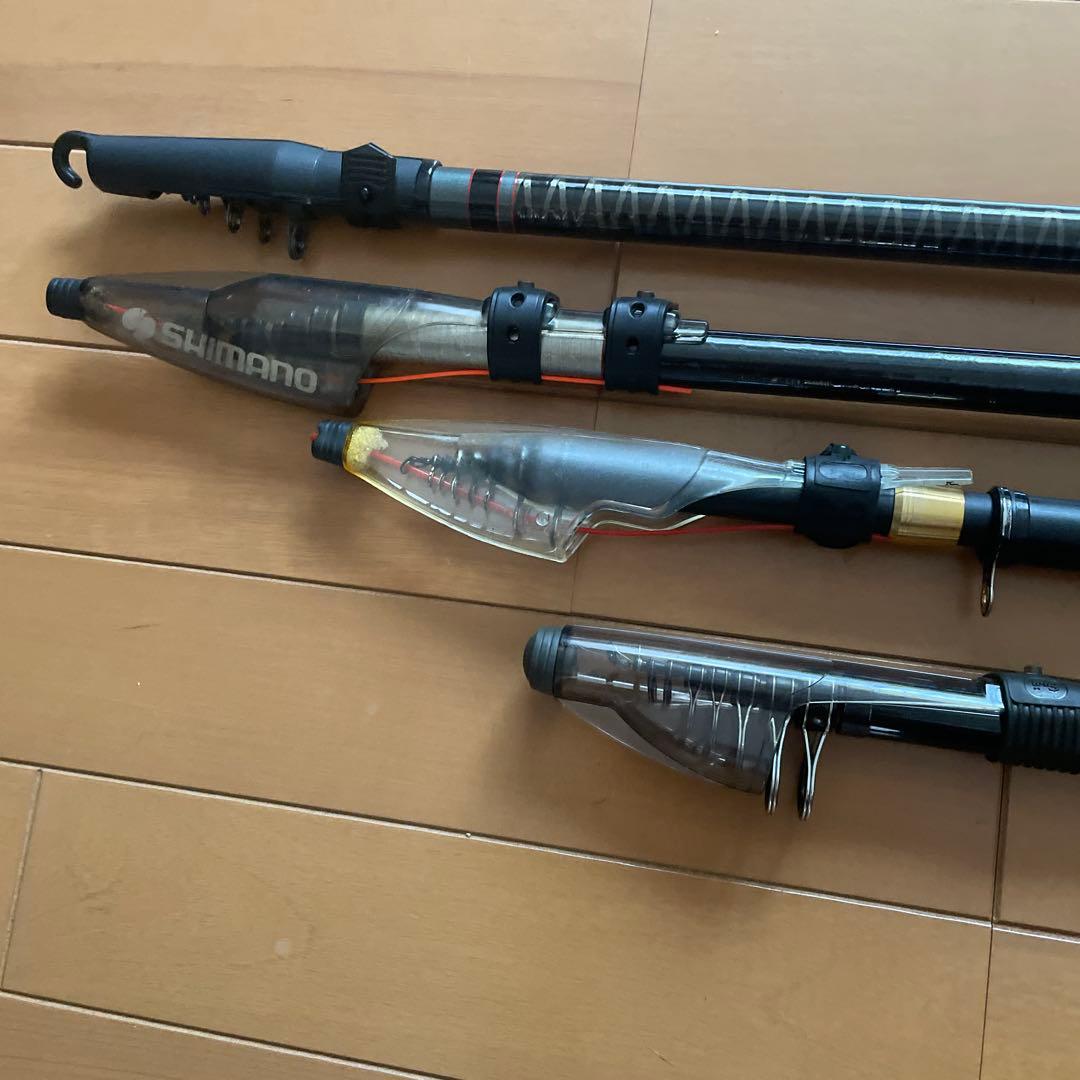 磯竿 4本セット カーボン製　シマノ　その他 SHIMANO