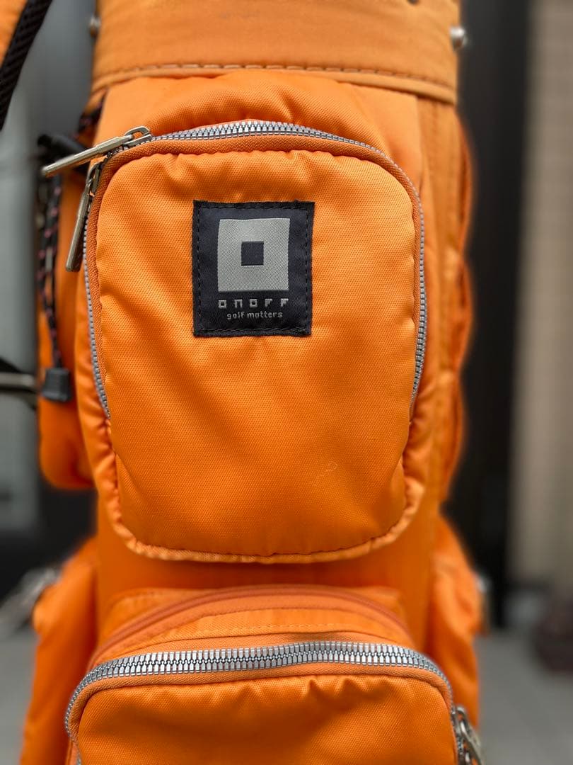 ONOFF オレンジ キャディバッグ 9型
