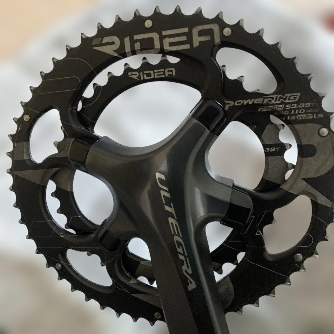 FC6800 ULTEGRA RIDEA 楕円クランクセット 53/39T