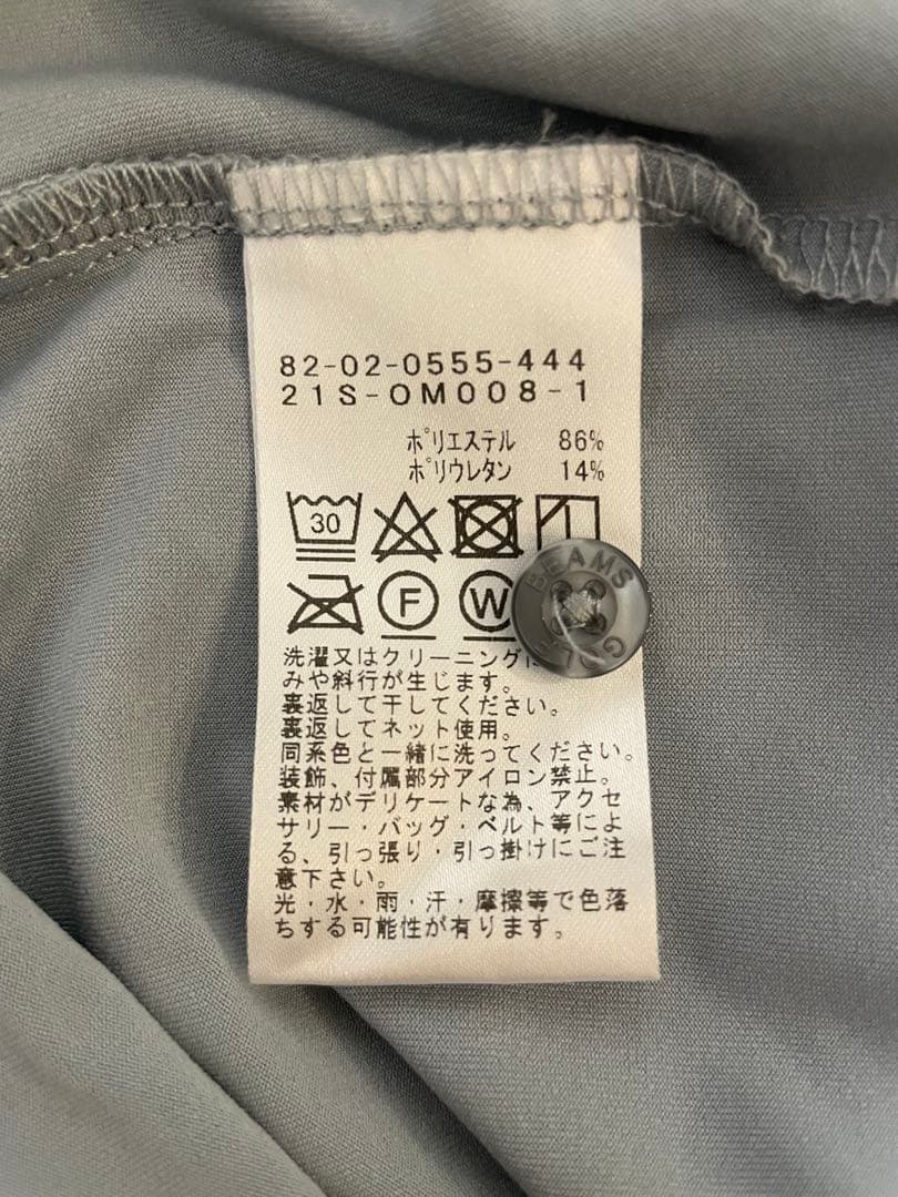美品 ゴルフウェア BEAMS GOLF グレー ポロシャツ