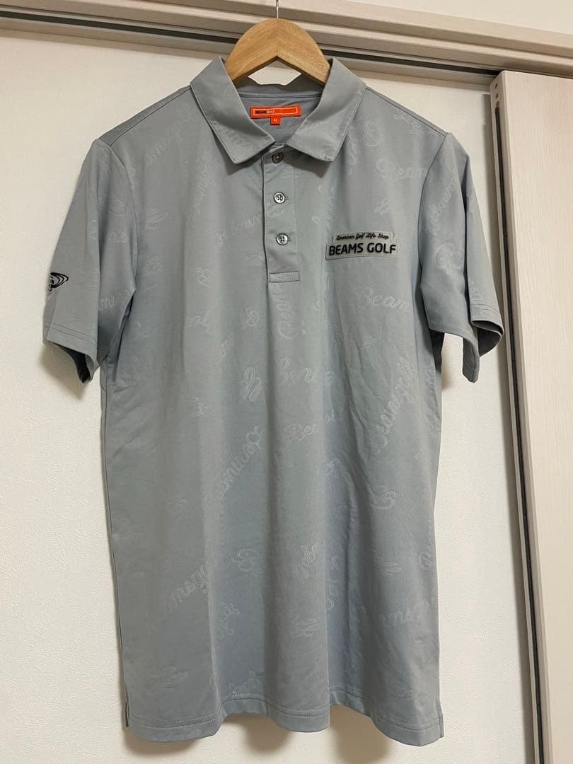 美品 ゴルフウェア BEAMS GOLF グレー ポロシャツ