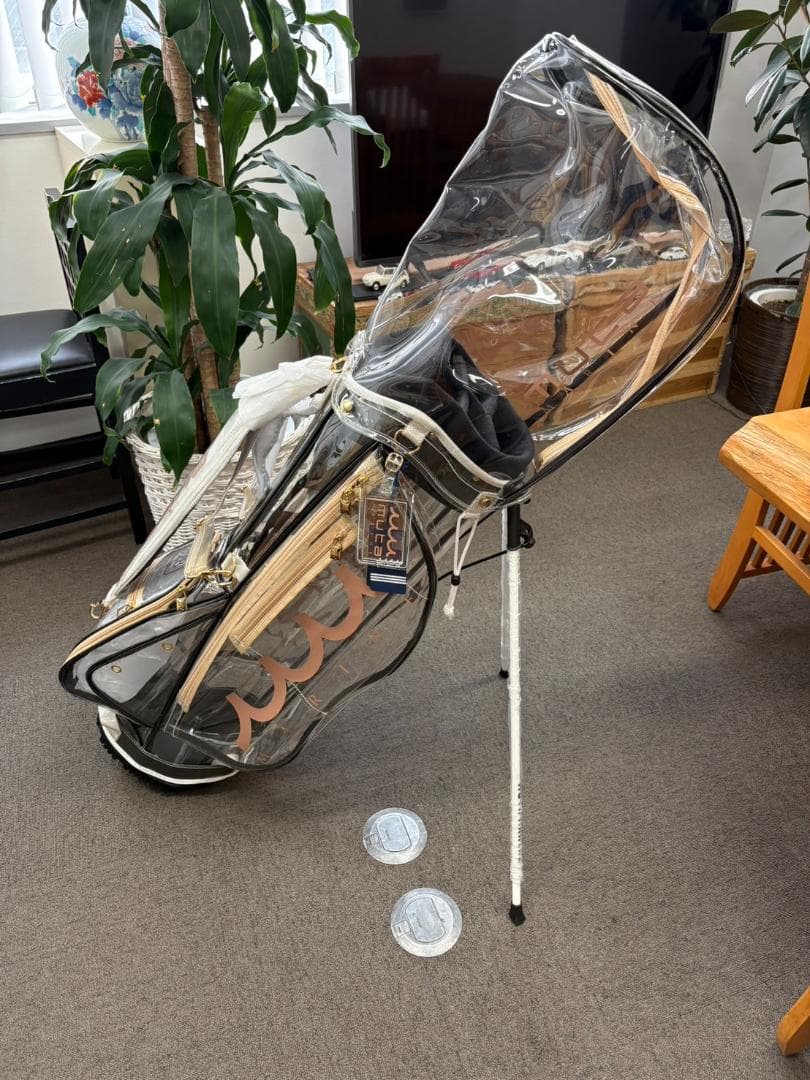 muta MARINE GOLF クリアキャディバッグ＆ヘッドカバー
