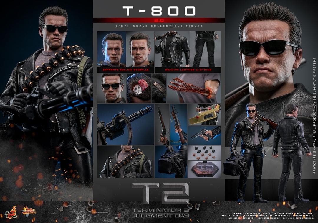 ホットトイズ『ターミネーター2』 T-800（2.0版）【新品・未使用】