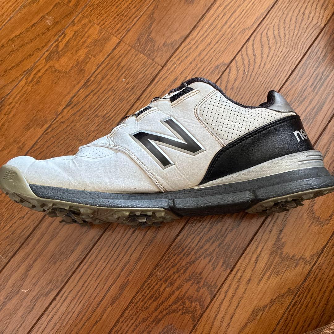 New Balance ゴルフシューズ ボアシステム ホワイト/ブラック