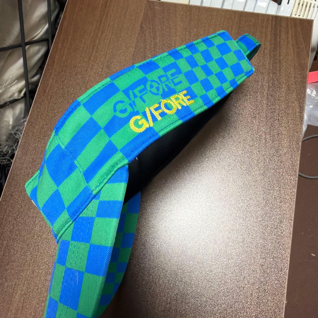 G/FORE チェック柄 バイザー