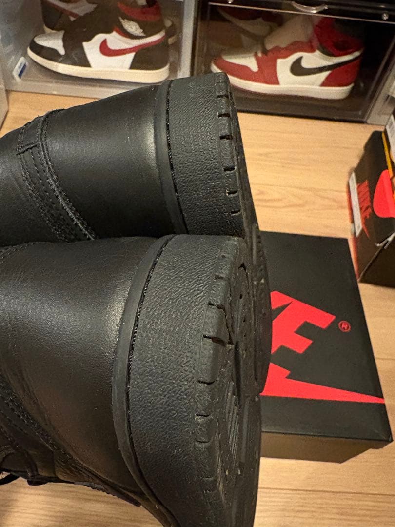 Nike Air Jordan 1 トリプルブラック 27.5 supreme