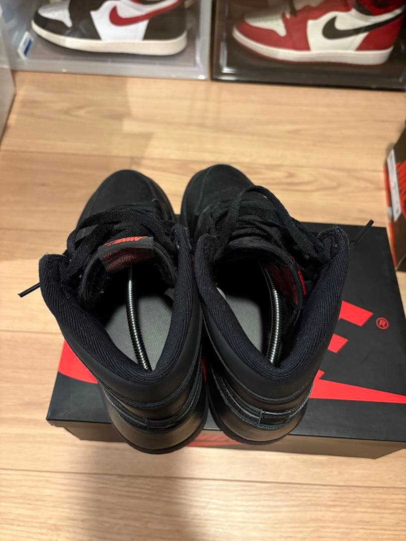 Nike Air Jordan 1 トリプルブラック 27.5 supreme