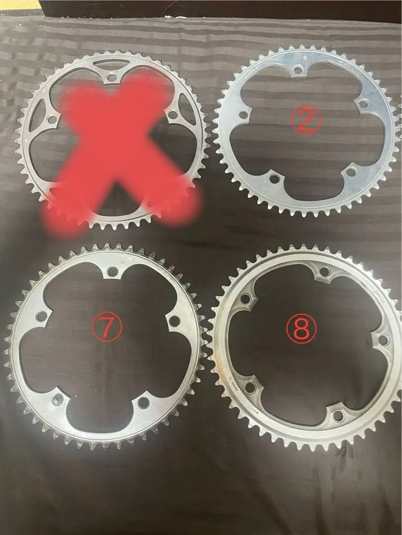 njs チェーンリングセット8枚（希少品有）
